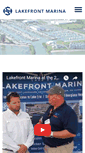 Mobile Screenshot of lakefrontmarina.com
